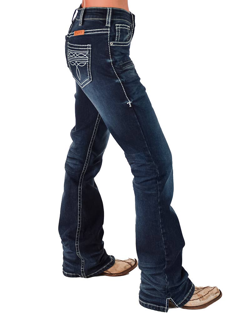 Cowgirl Tuff Co. / B. Tuff Jeans - Wholesale Jeans - Women's - Boot Stitch White