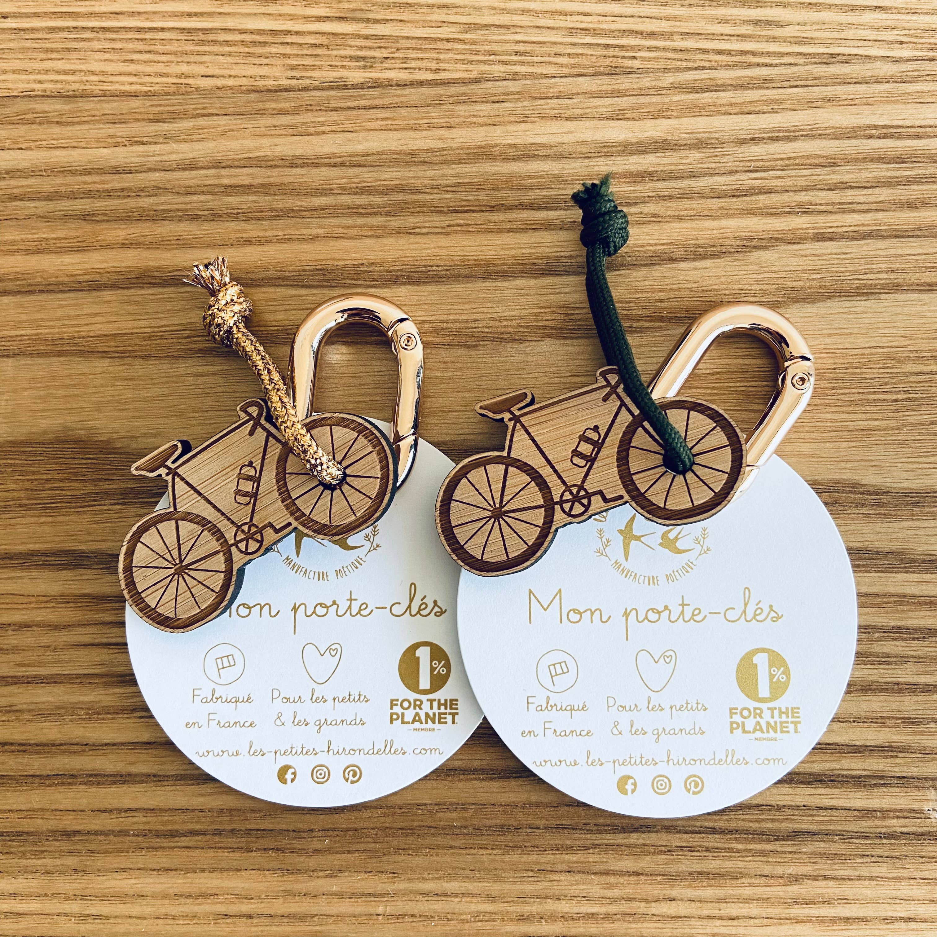 Les Petites Hirondelles - Wholesale Keychain - Unisex - Wooden keychain - Sport bike0