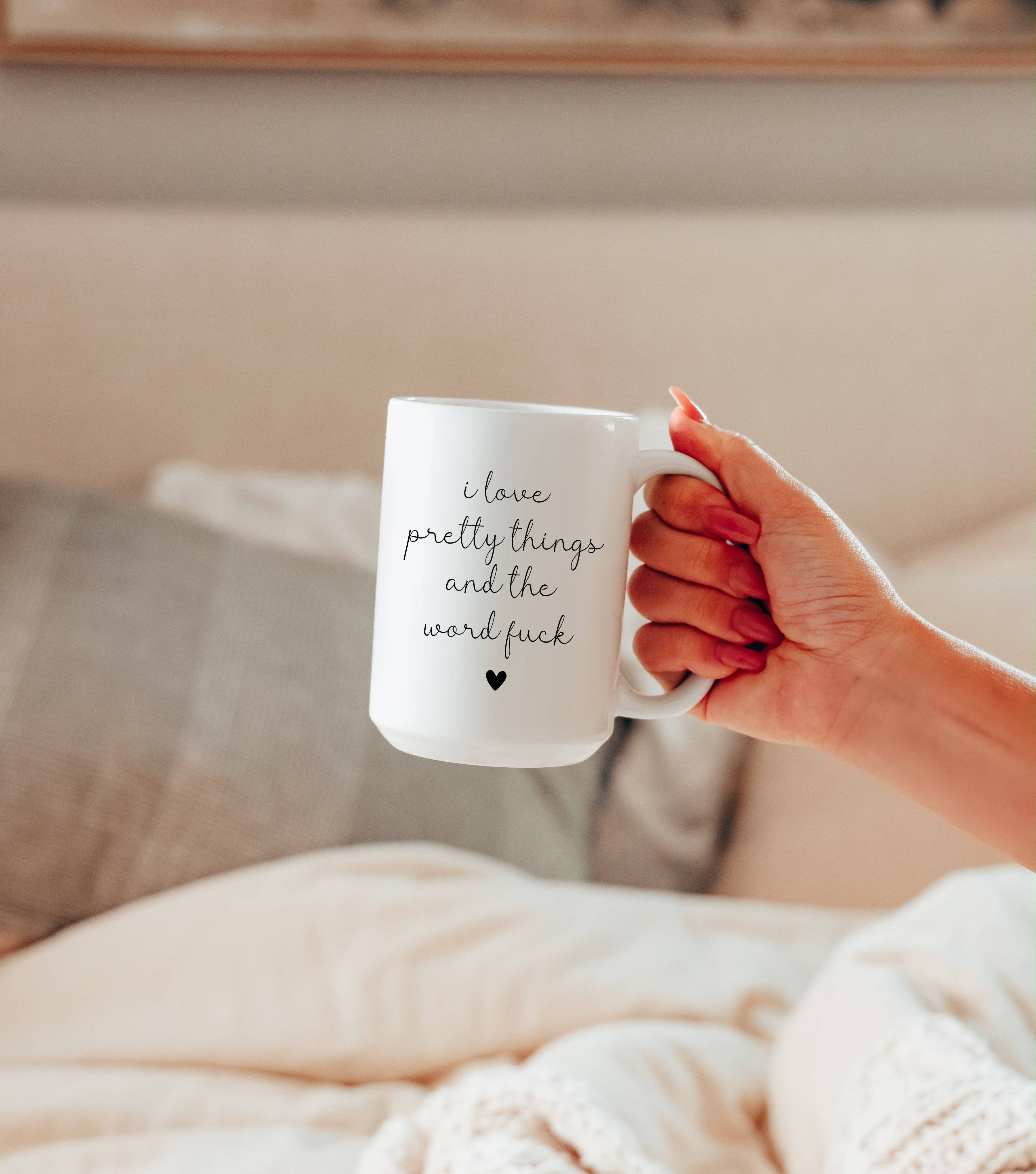 Oakbury Designs - Wholesale Coffee Mug - Pretty Things | 15oz Ceramic Coffee Mug2