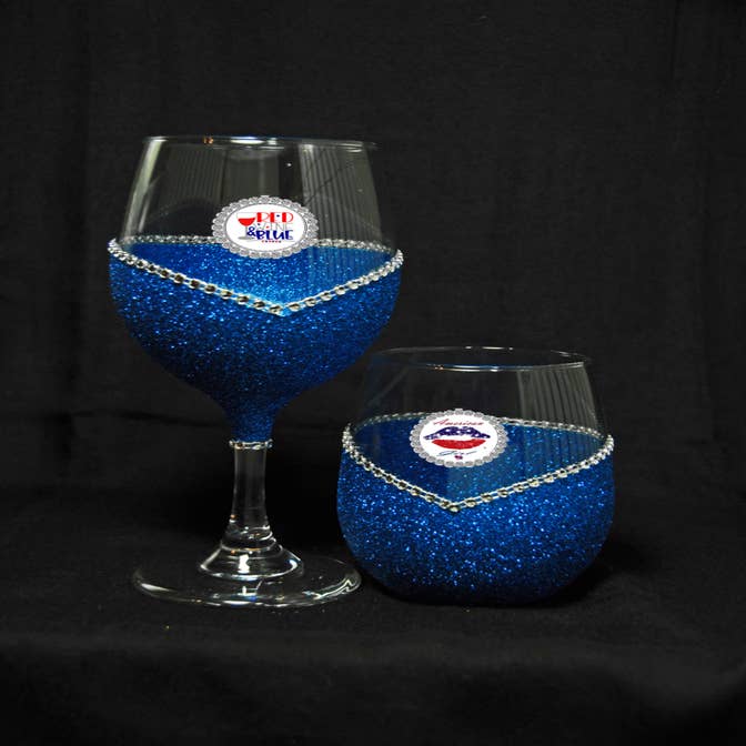 Winey Bitches Co Tipsy Sips Magnetic Bling for Wine Glasses
