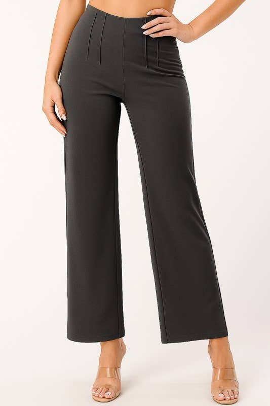 MIO WHOLESALE - Venta al por mayor Pantalones - Mujer - YC105-PANTALONES DE VESTIR PLISADOS TALLA GRANDE0