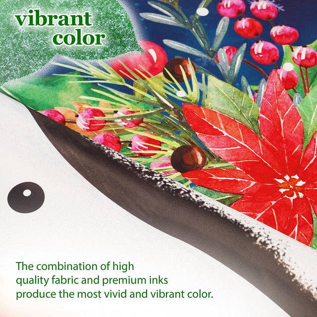 G128 - Wholesale Flag - G128 House Flag Christmas Decoration Snowman with Festive Evergreen Top Hat 28"x40"6