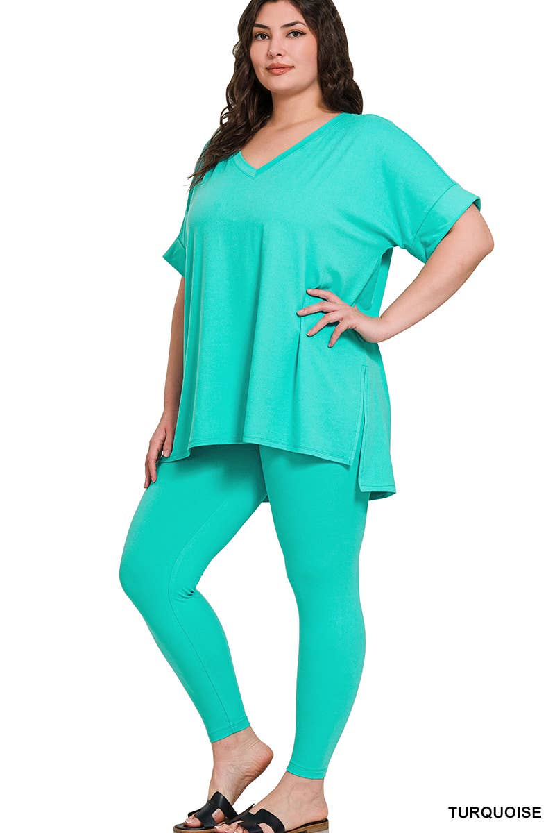 42POPS - Wholesale Lounge Set - Women's - `.Plus Microfiber Loungewear Set10