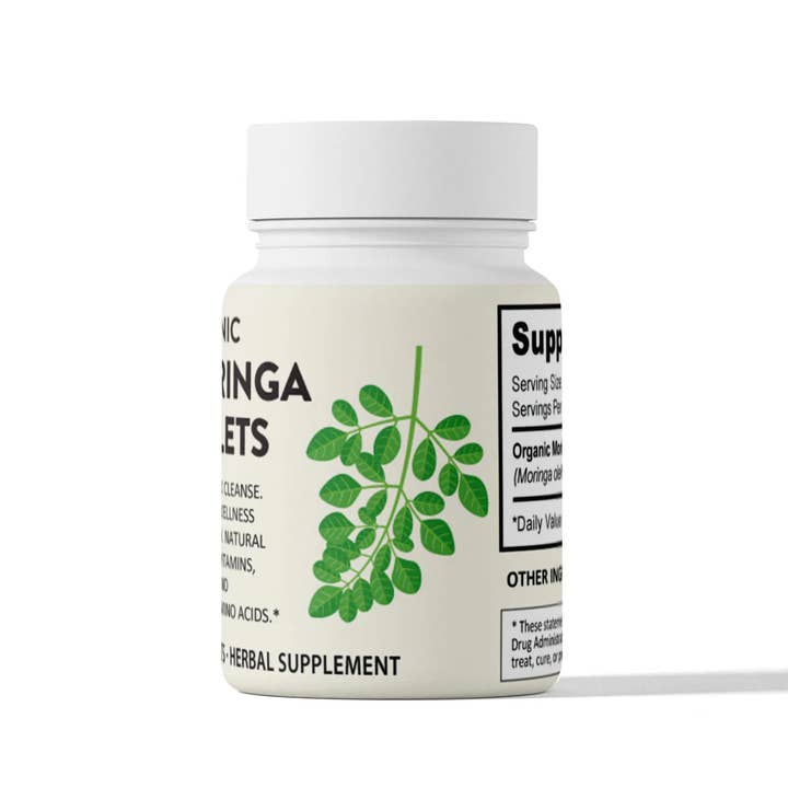 Pure Indian Foods - Wholesale Oral Supplement/Vitamin - Organic Moringa Tablets (120 ct)1
