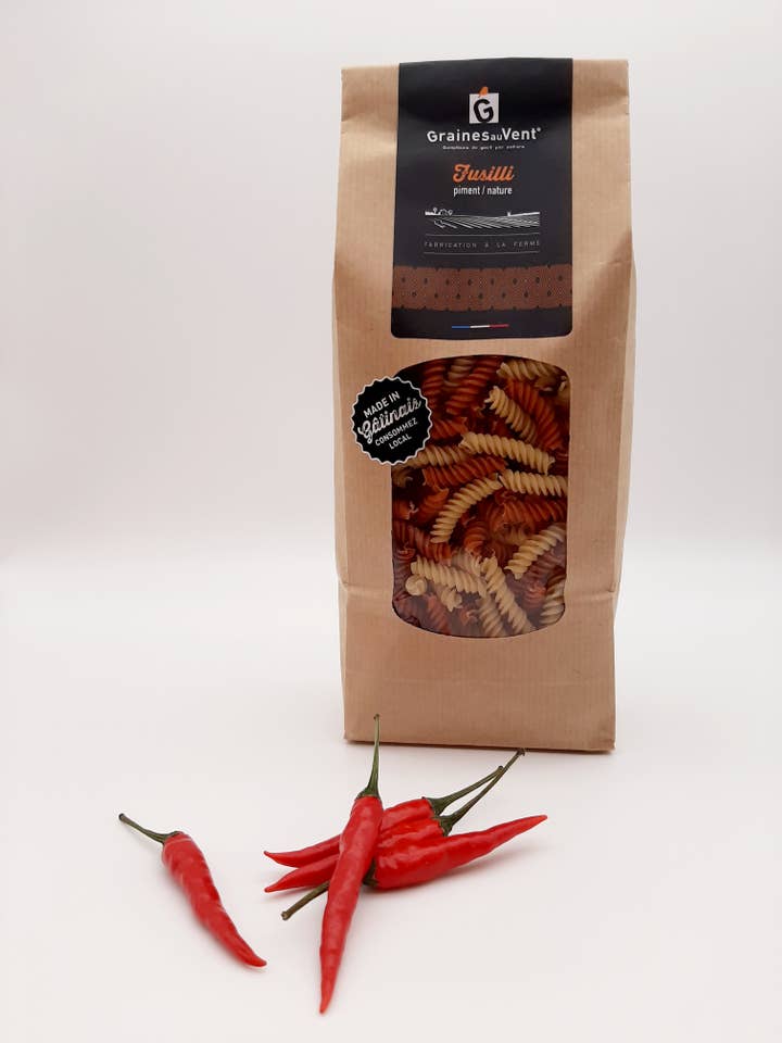 Pimienta Fusilli/Liso 350g para venta al por mayor de GRAINES AU VENT