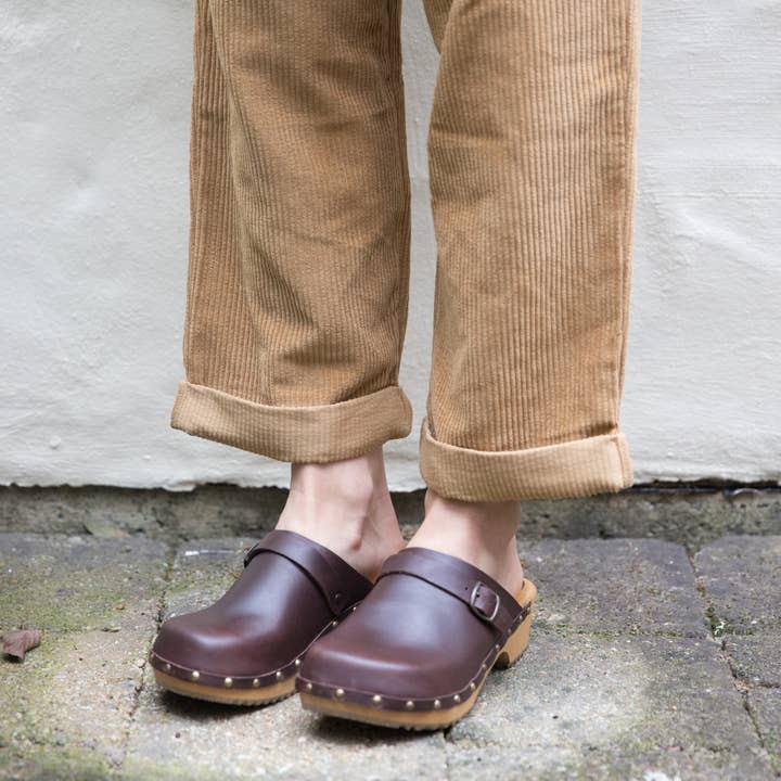 Love of Clogs - Wholesale Clogs - Women's - Lene Clogs | Swedish Clog Design | Brown