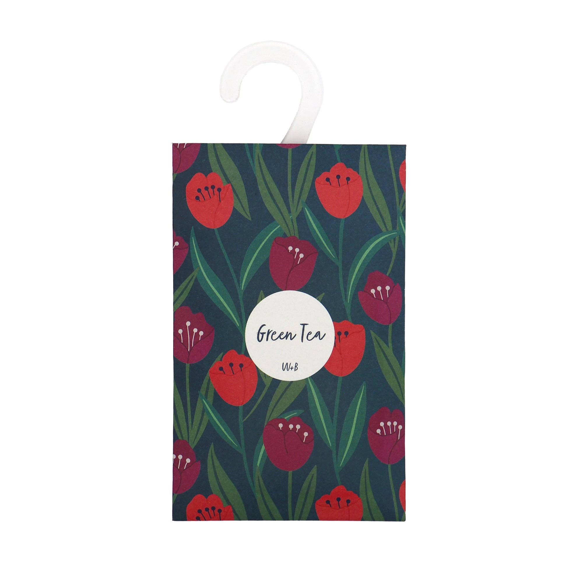 Robert Frederick Ltd – wholesale Sachet – Willow and Belle Scented Hanging Sachet - Set of 4 Green Tea - Tulips Design3
