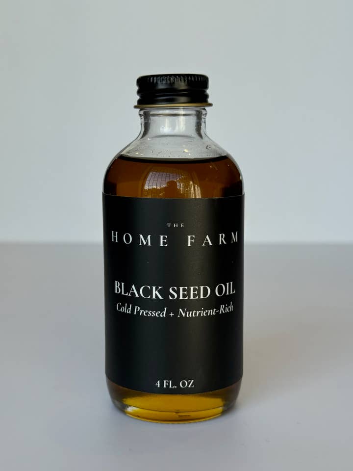 Huile de nigelle pour la vente par The Home Farm