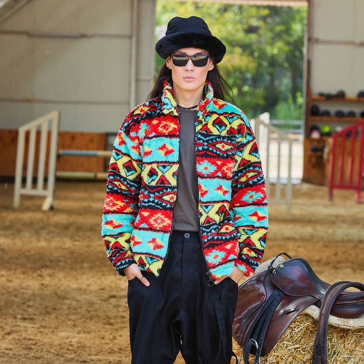 Entspannt geschnittenes Langarmhemd in Gelb für Herren für den Großhandel von Los Banditos