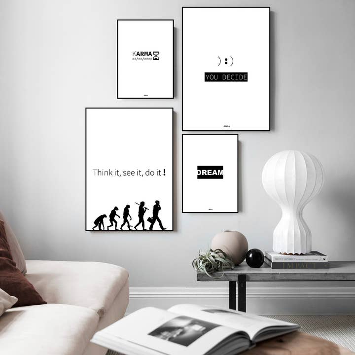 4.PCS - QUOTES MOTIVATION A3 SIZE for wholesale by IMotive