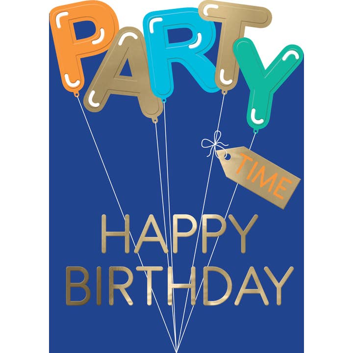 Second Nature Ltd - Wholesale Everyday Greeting Card - Party Balloons - Strike - Second Nature1