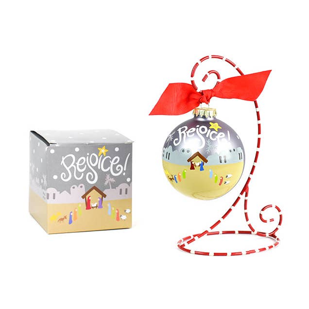 Décoration en verre de la Nativité de la Nativité de Joice pour la vente par Coton Colors