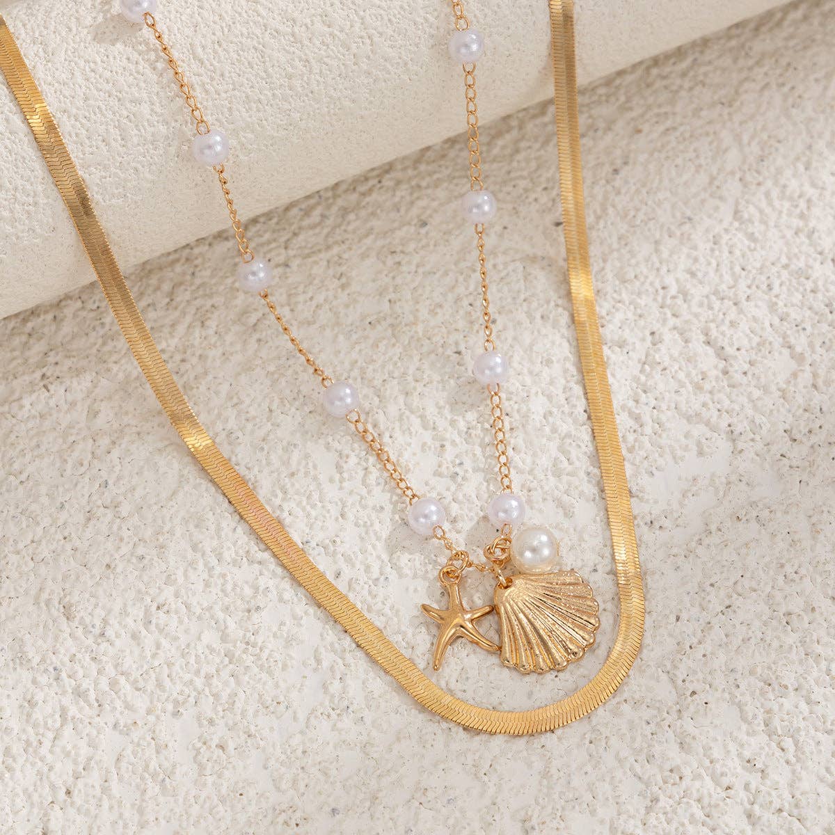 Dipped Shop - Wholesale Face/Body Chain - Sexy Snake Chain Pearl Waist Chain DP25D7380