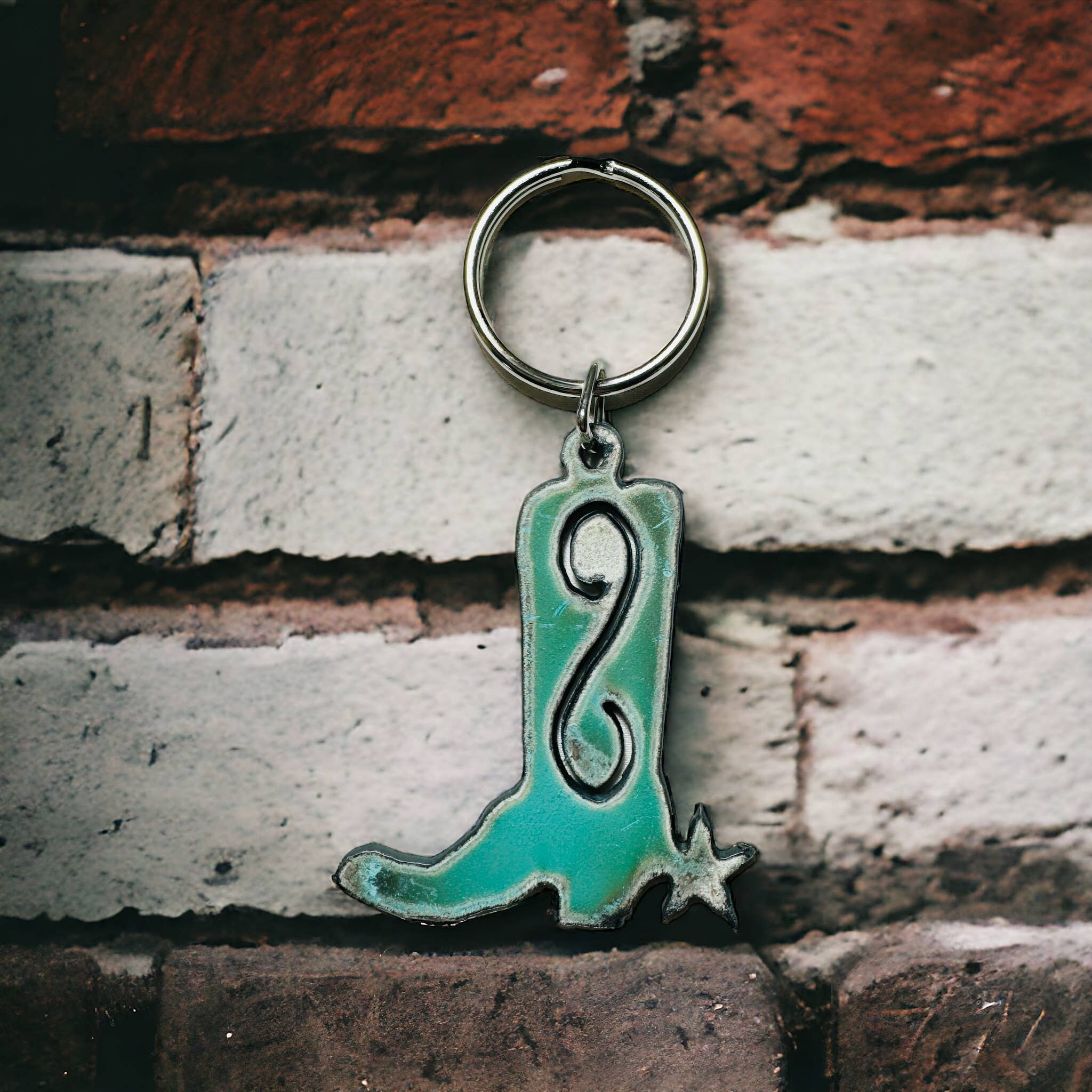 Iron Jewel - Wholesale Keychain - Unisex - Boot keychain Western keyring rodeo Texas Oklahoma Las Vegas3