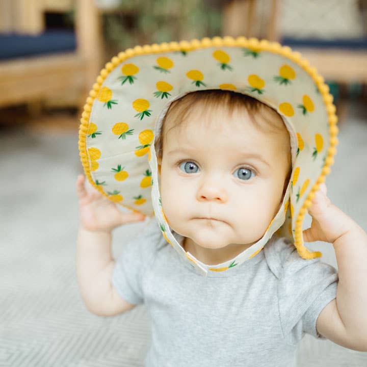 Huggalugs - Wholesale Sun Hat - Kids - Pineapple Sunhat UPF 25+ Baby & Toddler SALE1