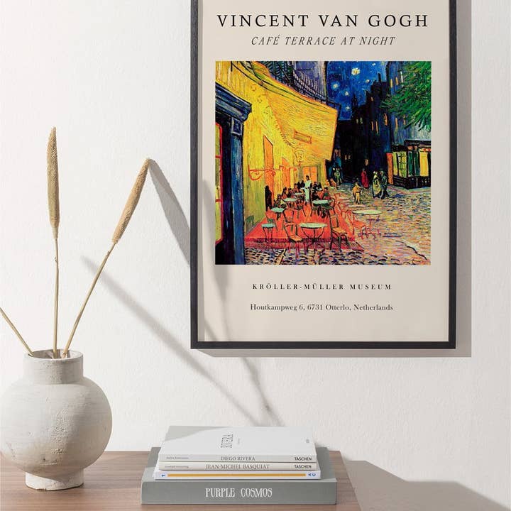 Artesta – Großhandel Poster – Ausstellung Café-Terrasse bei Nacht - Van Gogh 10