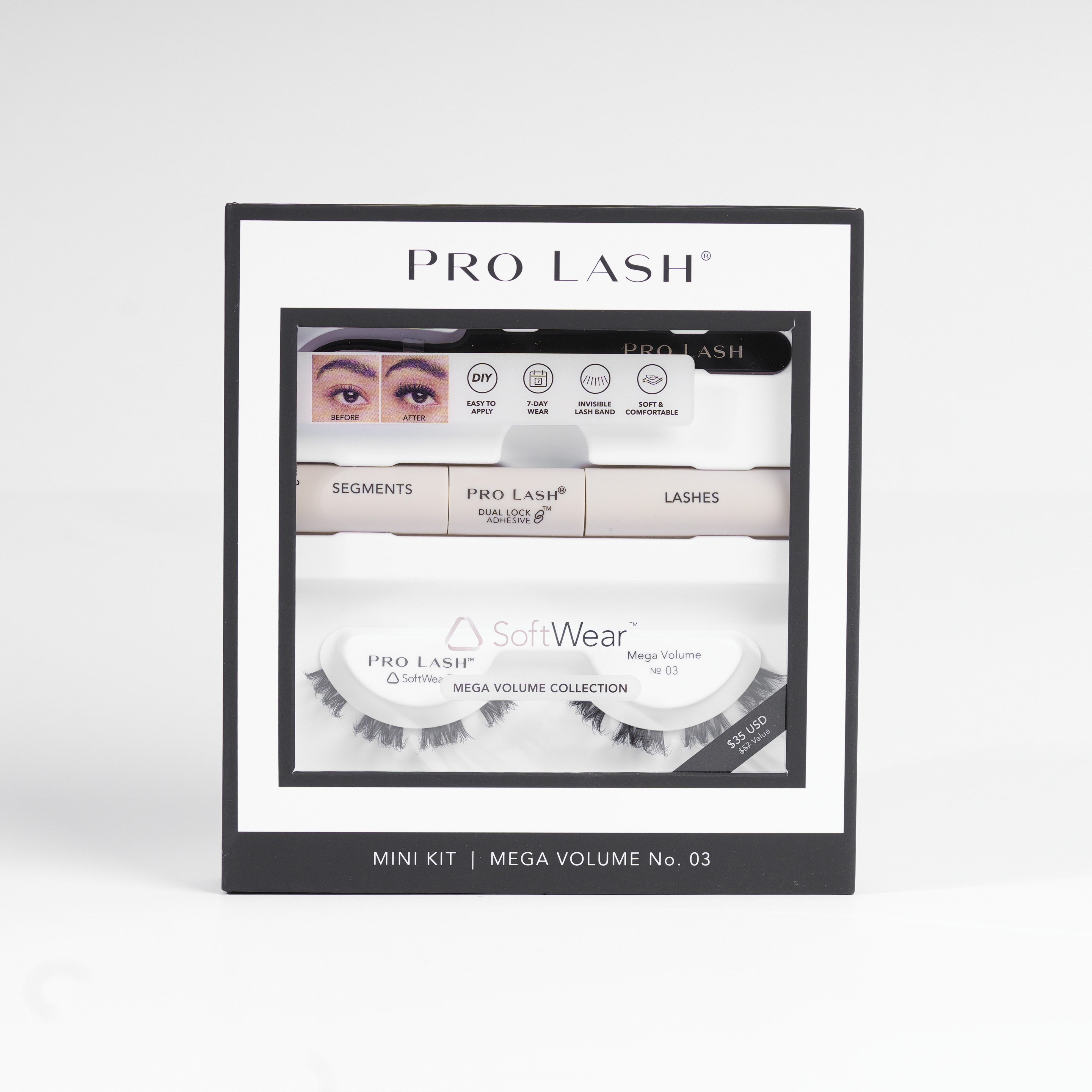 Pro Lash - Wholesale False/Fake Eyelashes - Mini Kit8
