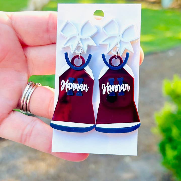D and M’s Enterprise, LLC - Wholesale Dangle earrings - Hannan High Cheer and Dance2