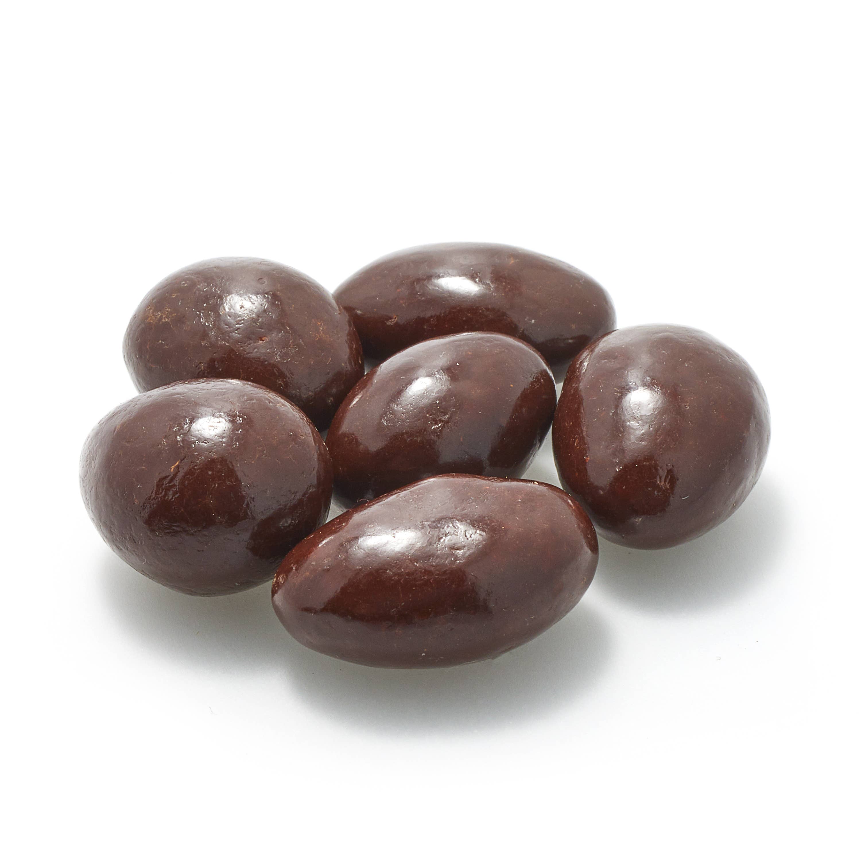 Tootsi Impex - Vente Friandises enrobées de chocolat - Amandes enrobées de chocolat noir 60%, chocolat, noix, collation saine (26 lb)2