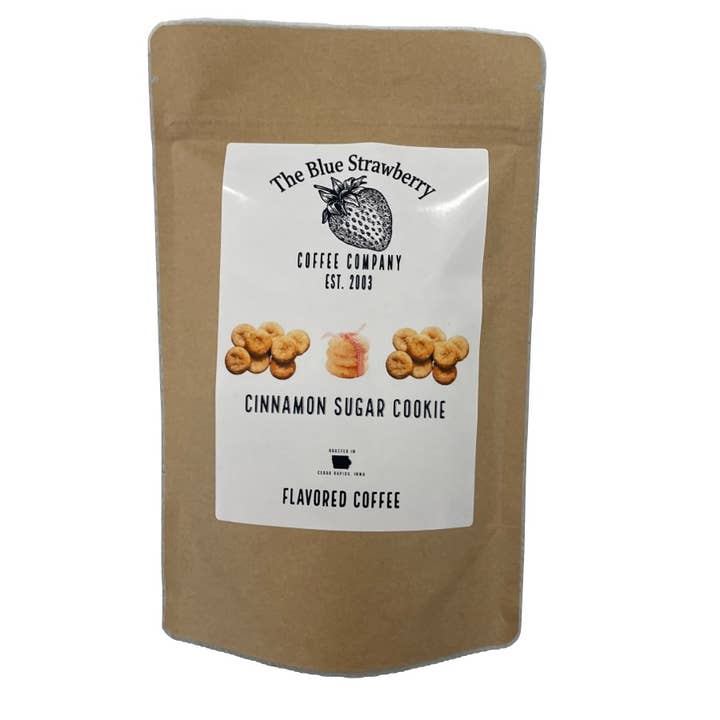 The Blue Strawberry Coffee Co - Wholesale Ground Coffee - Cinnamon Sugar Cookie (Flavored Coffee)