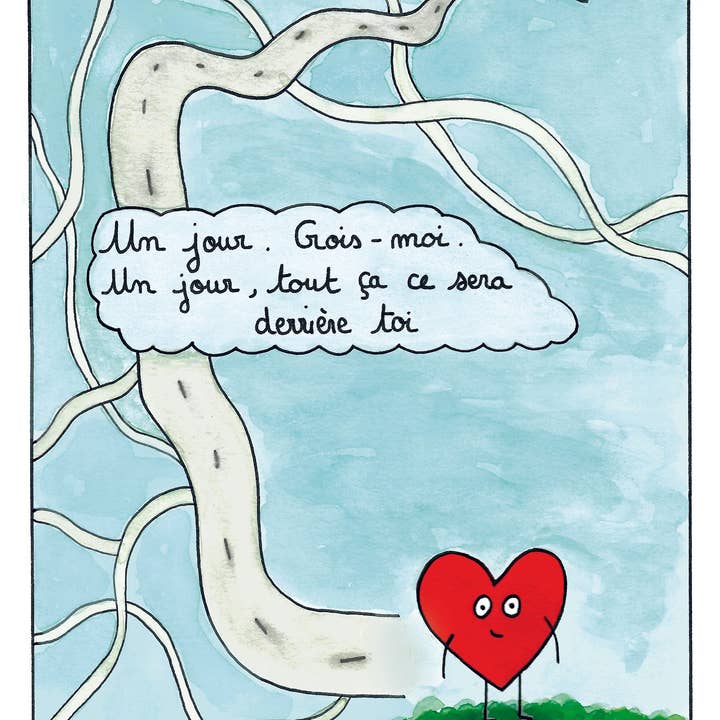 Ilustração "Um Dia" por atacado de Grisbleu