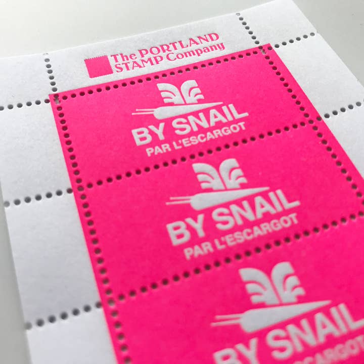 The Portland Stamp Company - Wholesale Decoratieve stempel - By Snail - Escarglo - Lick & Stick Stempels- 5-pack2