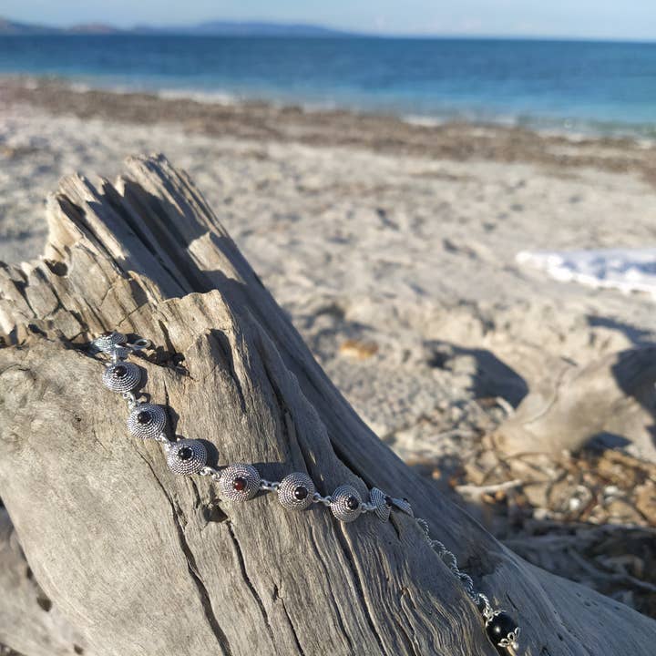 Gioia Sarda - Vente Bracelet de perles - Bracelet de Sardaigne Eclissi