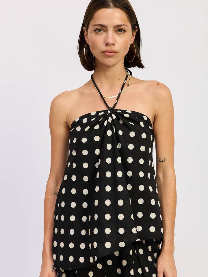 HAUT DOS NU À POIS OUVERT pour la vente par Emory Park