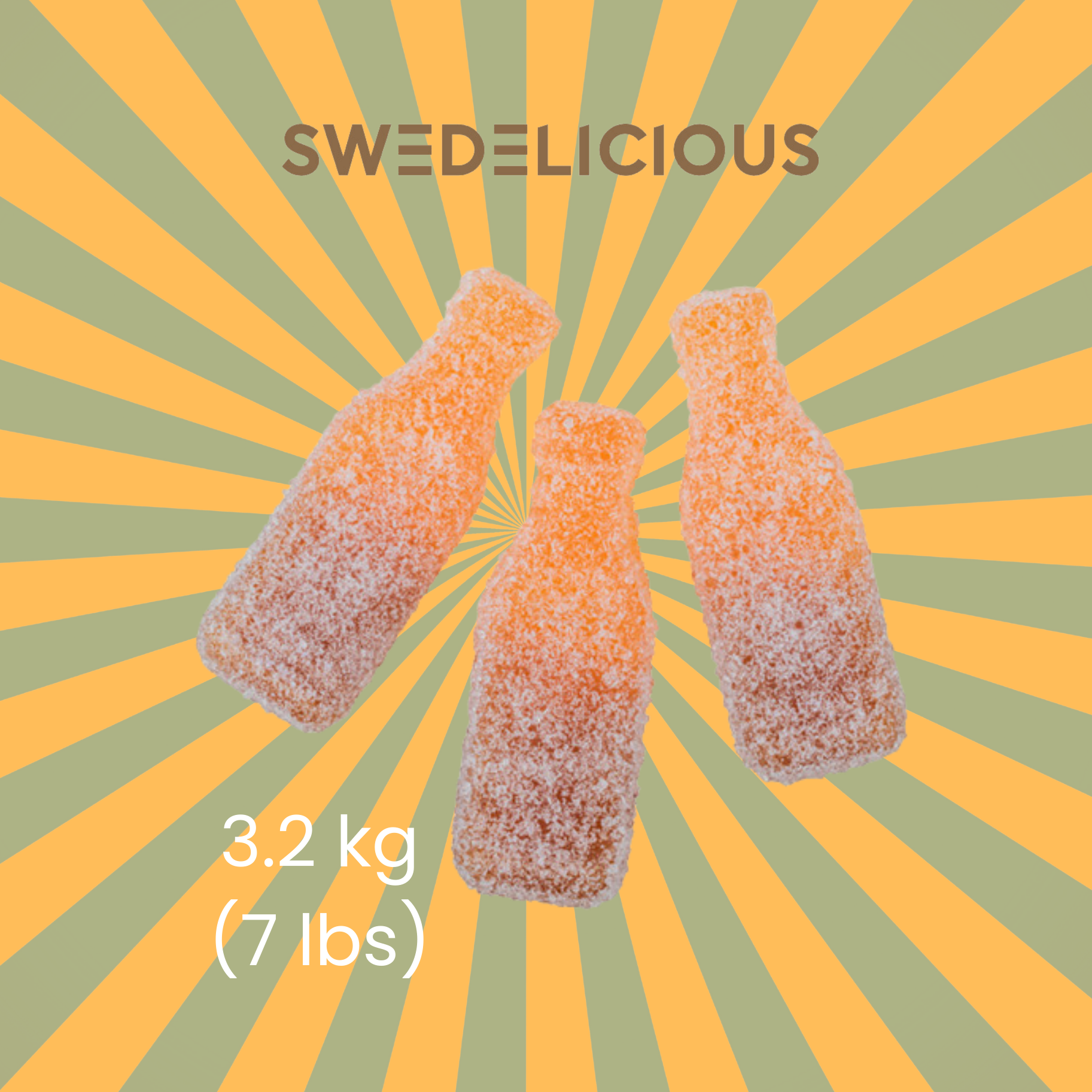 Swedelicious - Swedish Candy - Wholesale Gummy - Black Orange Cola Bottles - Swedish Candy - Pick and Mix0