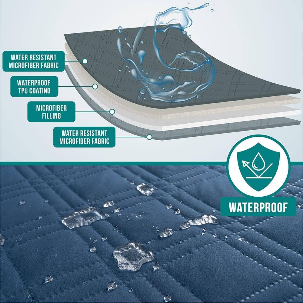 PetAmi - Vente Couverture – chat et chien - Housse de canapé imperméable pour animaux de compagnie9