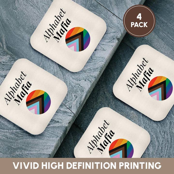 3dRose - Wholesale Coasters - 3dRose, Image of the words alphabet mafia, Coaster12