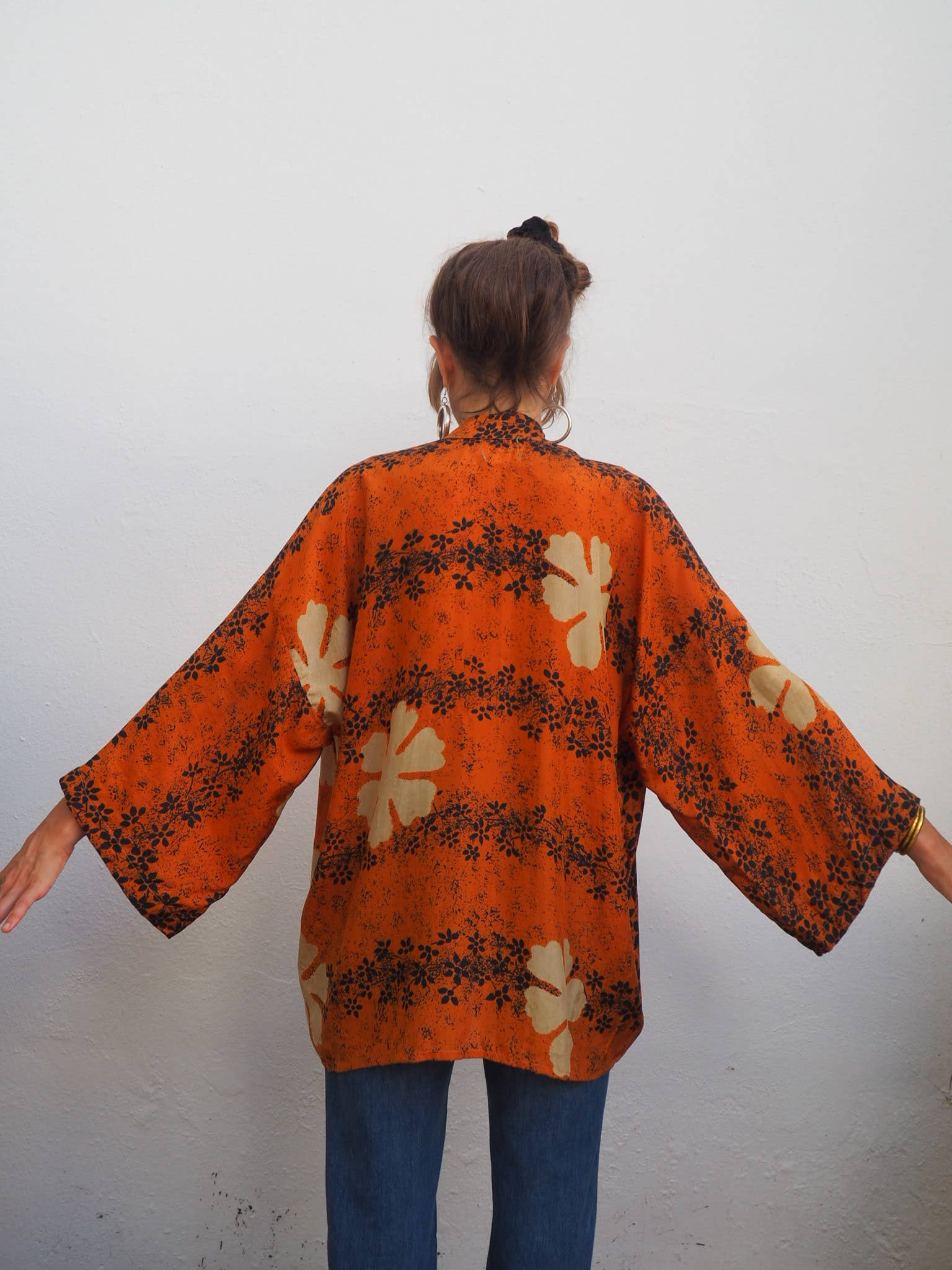 Vagabond Ibiza - Wholesale Kimono - Women's - The Kardash Kimono Short – Up-cycled Vintage Sari Kimono 29