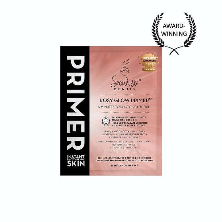 Seoulista Beauty Rosy Glow Primer 4 Pack for wholesale by Seoulista