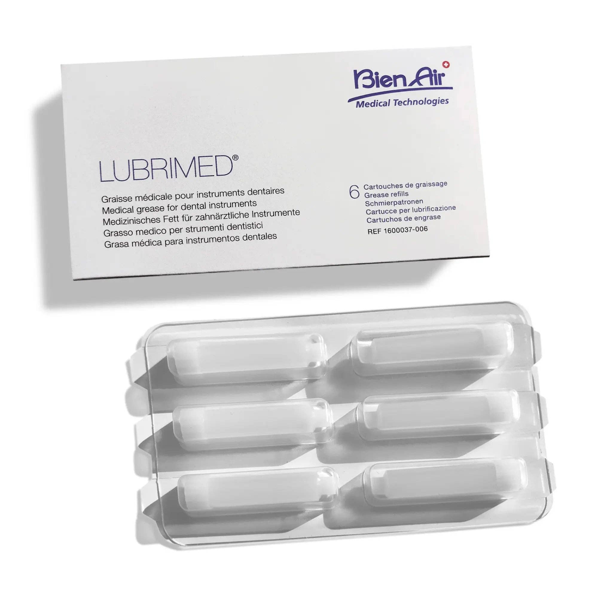 My Podologie - Wholesale Nailcare Set - Lubrimed - Instrument Lubrication - Set of 6 Cartridges - Bien Air0