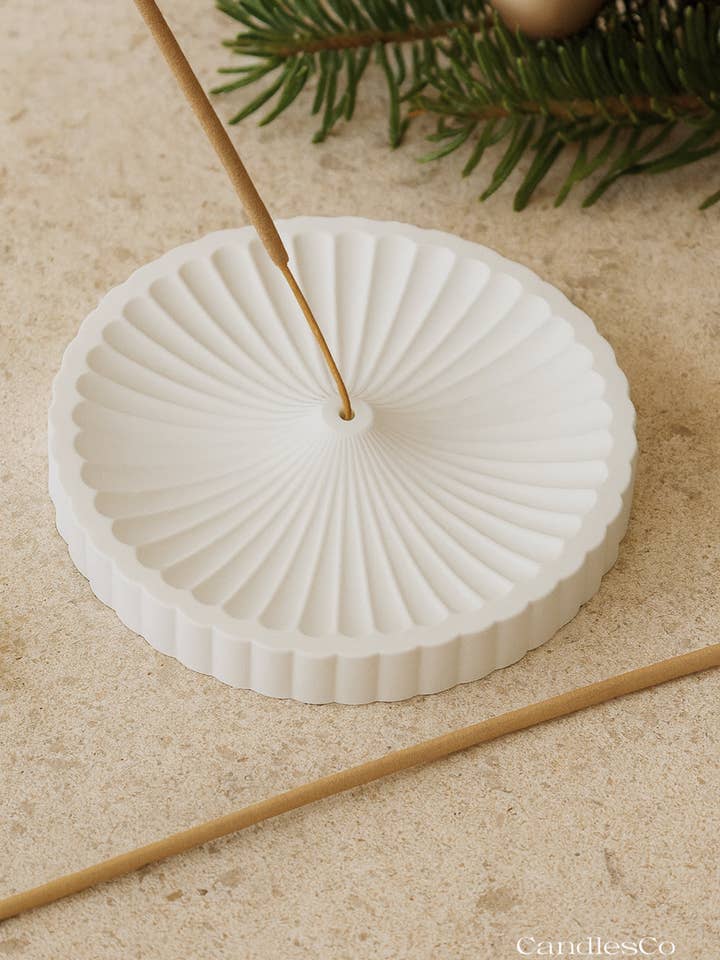 Scallop Bloom Incense Holder for wholesale by CandlesCo Australia