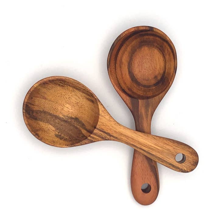 Women of the Cloud Forest - Wholesale Measuring Spoon - Tropical Hardwood Coffee Scoop1