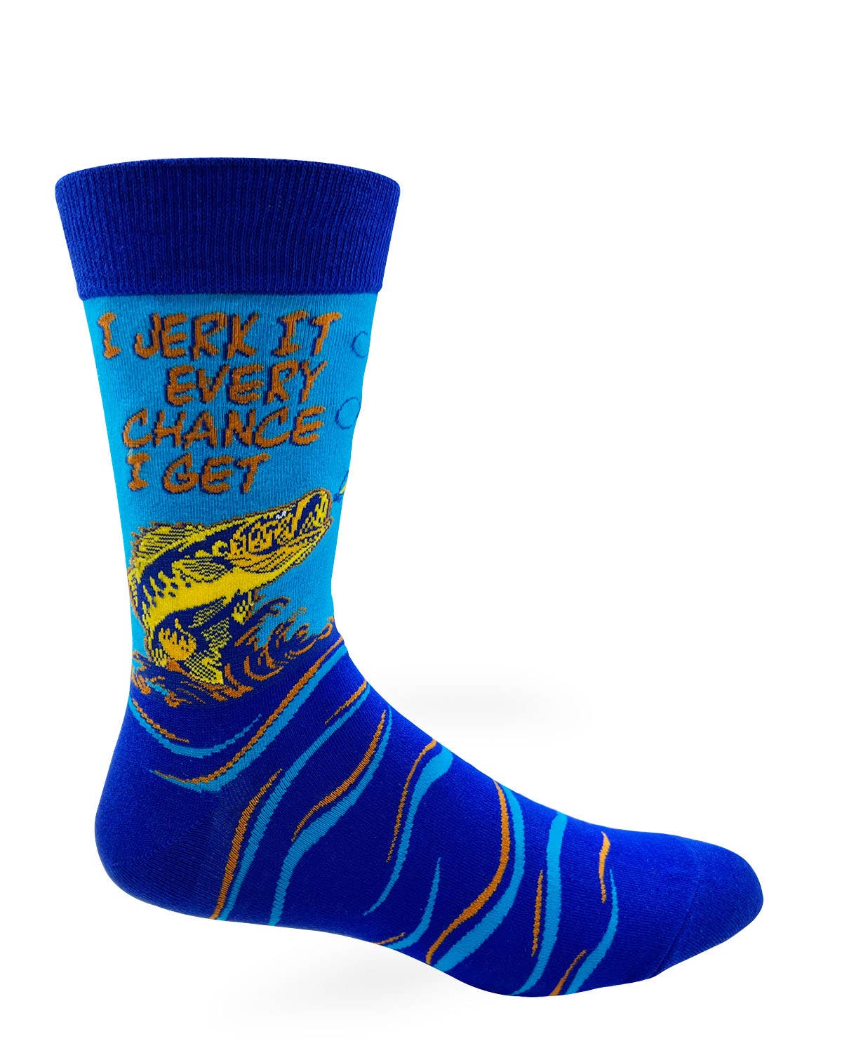 Fabdaz - Wholesale Socks - Men's - I Jerk It Every Chance I Get Men's Novelty Crew Socks1