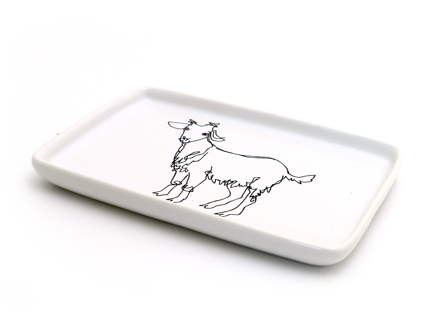 Lenny Mud - Wholesale Decorative Tray - Goat Rectangular Tray3