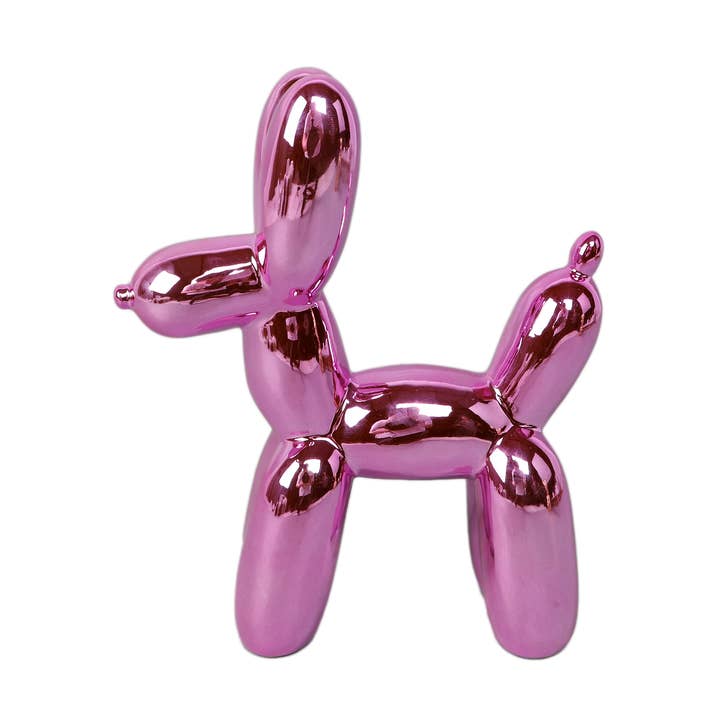 10.5" Metallic Pink Balloon Dog Sculpture and other Purchase Wholesale balloon art. Free Returns & Net 60 Terms on Faire trending on Faire.