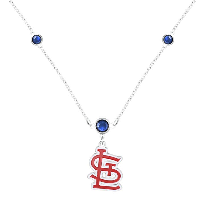 Collier triple perles MLB Cardinals de Saint-Louis pour la vente par Simran International