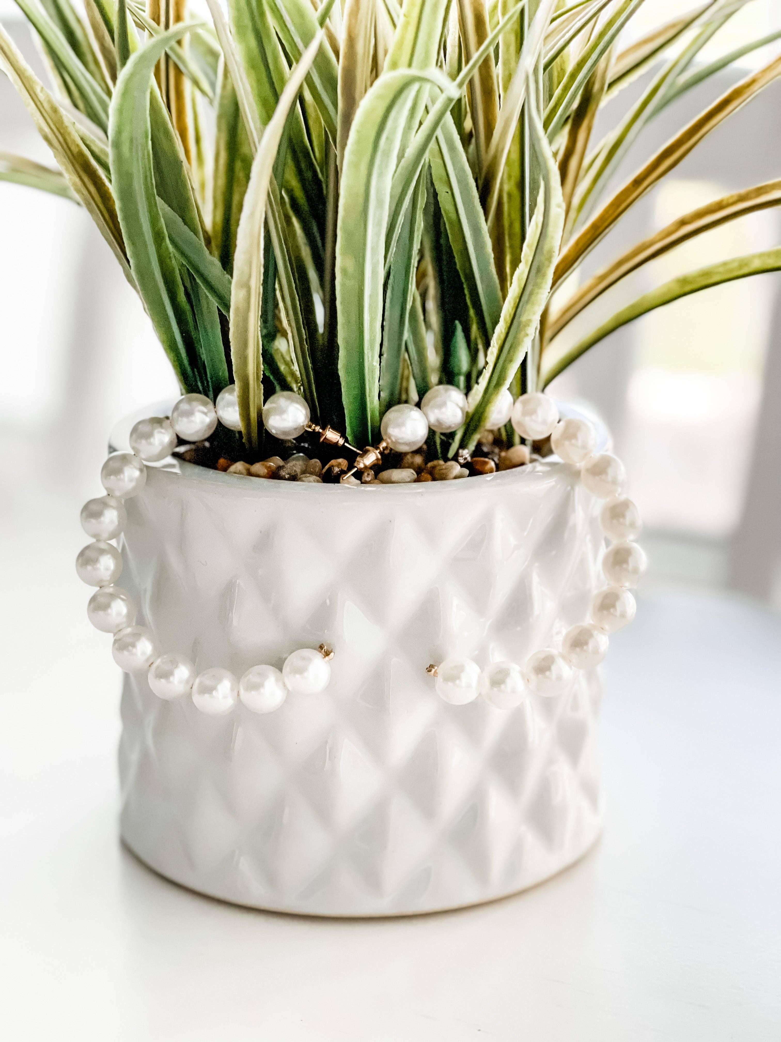 Harris Girls & Co. - Wholesale Hoop Earrings - "Mega Pearl" Hoop Earrings1