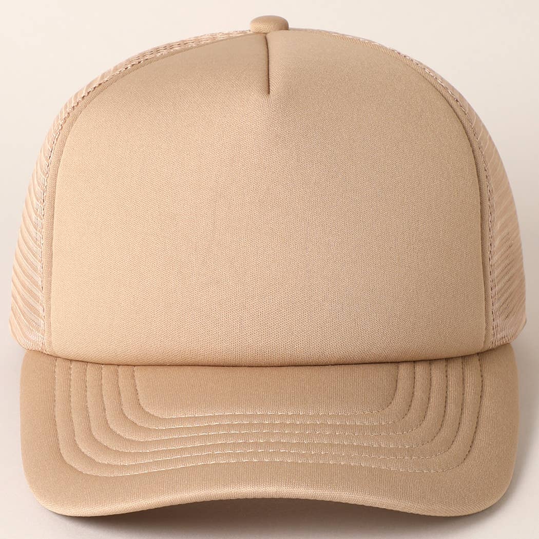 Fashion City - Vendita all'ingrosso Cappellino  da camionista - Unisex - Cappellino trucker con retro in rete e schiuma a tinta unita6