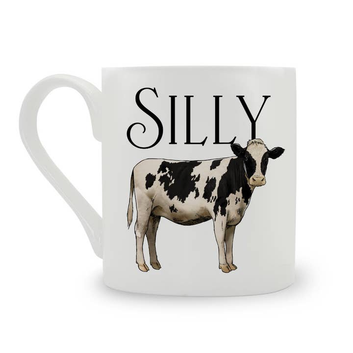Stubbs Mugs - Wholesale Coffee Mug - Wild Giggles Silly Cow Bone China Mug1