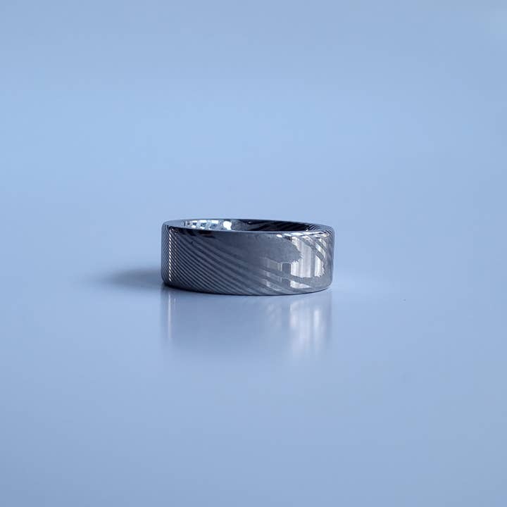 Natural Evolution Design - Wholesale Band/Stacked Ring - Damascus Steel Ring3