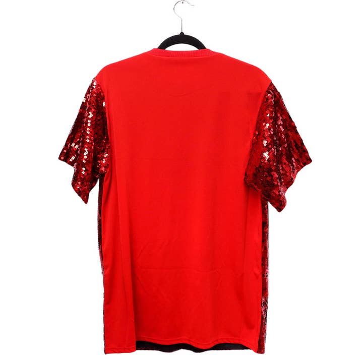 Wona Trading, Inc. - Wholesale T-Shirt - Women's - Christmas Tree Sequin Jersey Top