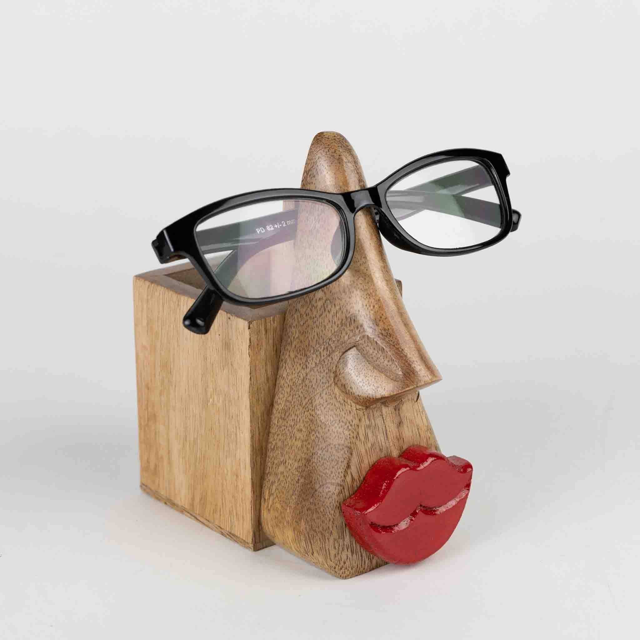 Ten Thousand Villages - Wholesale Eyewear Cases & Holders - Unisex - Kissy Face Eyeglass & Pencil Holder *1