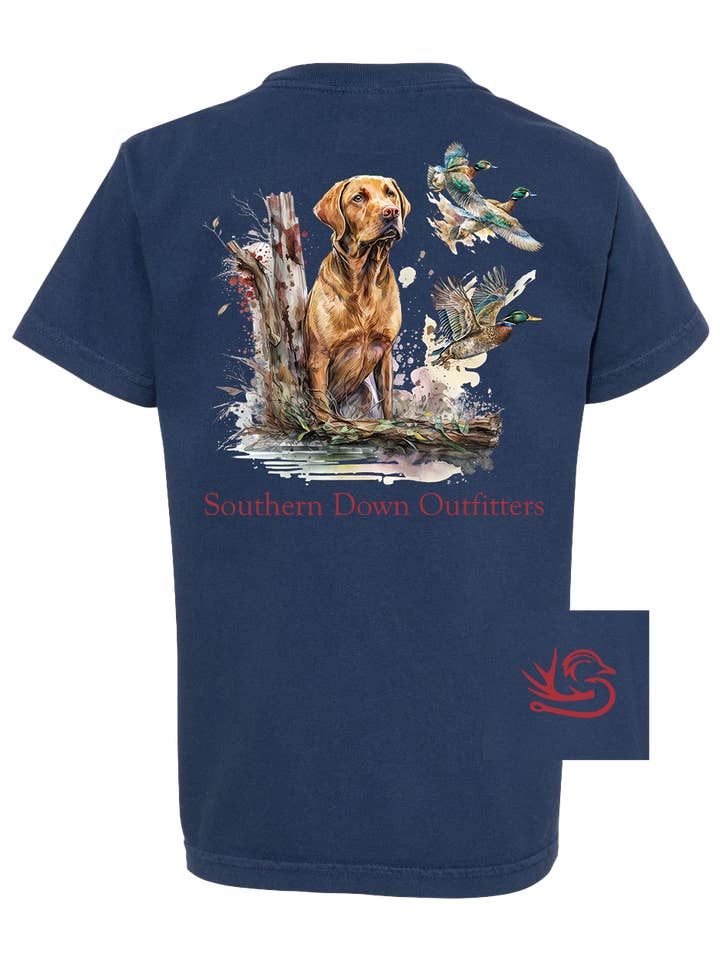 T-shirt British Red Youth por atacado de Southern Down Outfitters