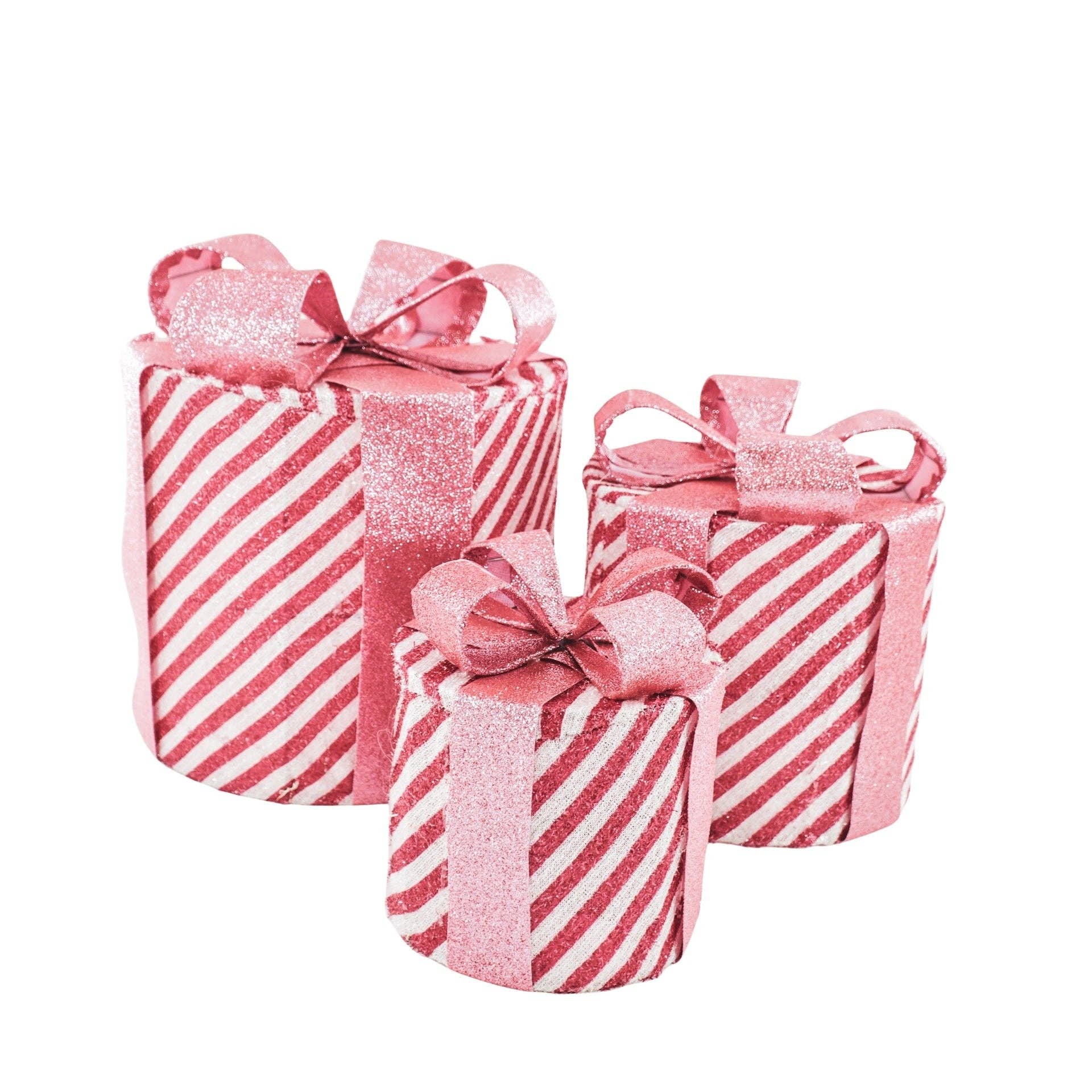 Housevitamin bv - Wholesale Christmas Decoration - Led Xmas Gift - S3 - Polysterene - Pink/White-15/20/25cm0