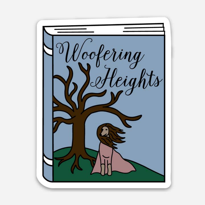 Autocollant Woofering Heights pour la vente par Bona Fide Bookworm