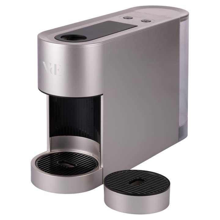 VdE Tivoli 1996 - Wholesale Coffee Machine - SILVER AND BLACK COFFEE MACHINE COMPATIBLE NESP4